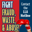 Fight fraud, waste and abuse: contact the Louisiana Legislative Auditor Hotline